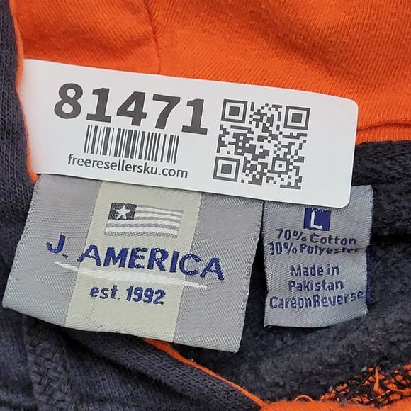 Oklahoma State Cowboys Hoodie Large 25x25 Boxy Faded-Black - Picture 8 of 14